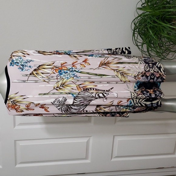 Johnny Was Multicolor Tunic with Zebra Print - Picture 3 of 8